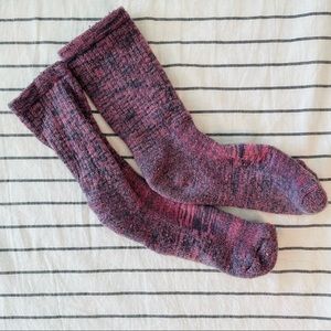 Thick Wam Pink Socks